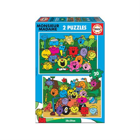 Mr. Mrs. puzzle - 2 X 20 pieces