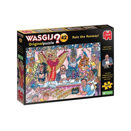 1000 Pieces WASGIJ Puzzle - Dominate the track